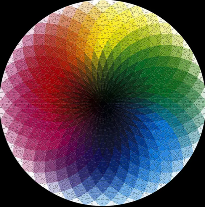 Round Rainbow Puzzle