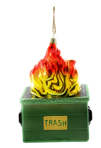 Dumpster Fire Ornament