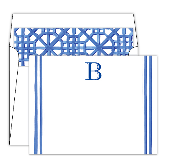 Lattice Monogram Stationery