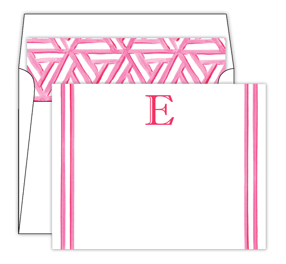 Lattice Monogram Stationery
