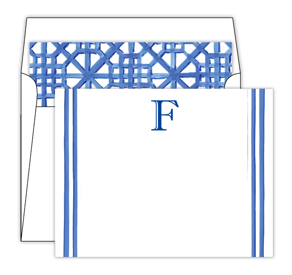 Lattice Monogram Stationery