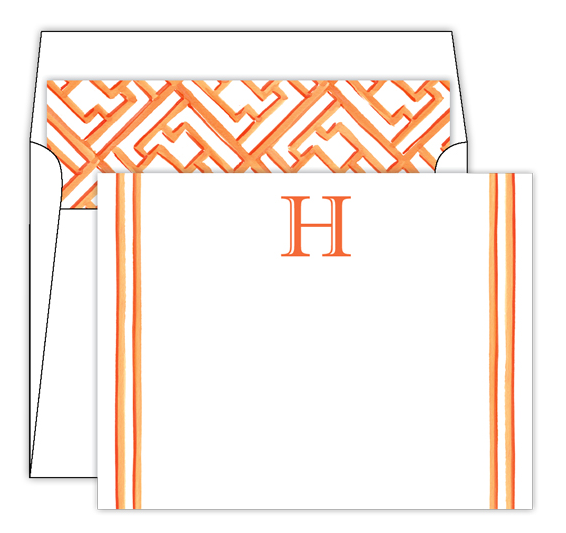 Lattice Monogram Stationery