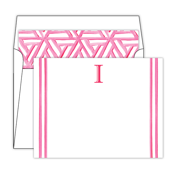 Lattice Monogram Stationery