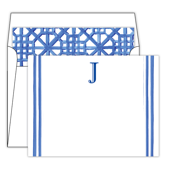 Lattice Monogram Stationery