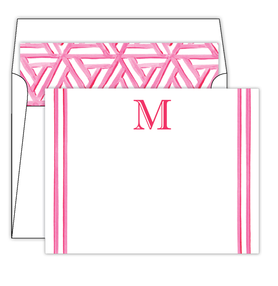 Lattice Monogram Stationery