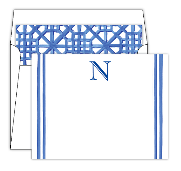 Lattice Monogram Stationery