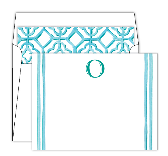 Lattice Monogram Stationery