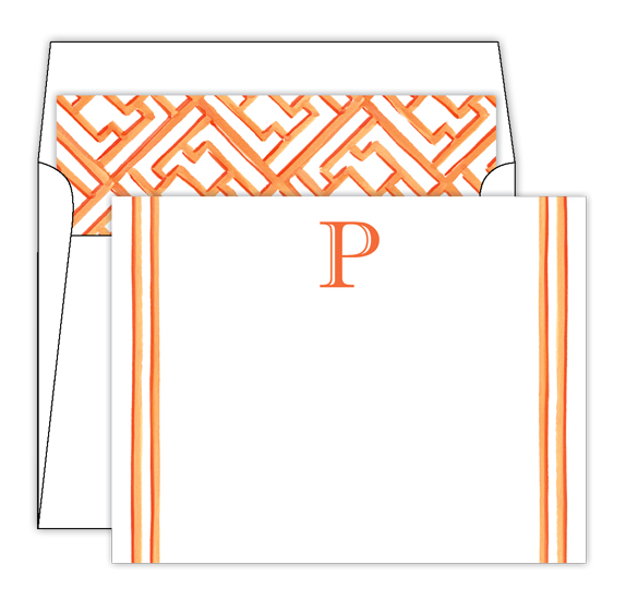 Lattice Monogram Stationery