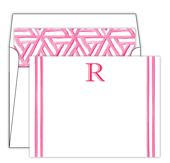 Lattice Monogram Stationery
