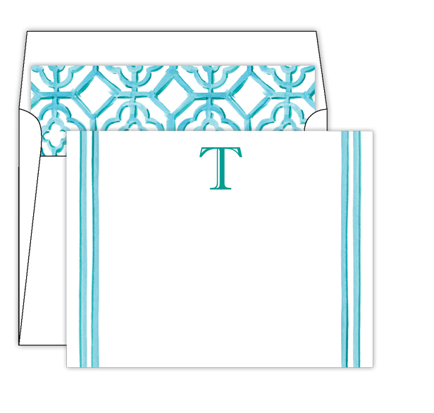 Lattice Monogram Stationery