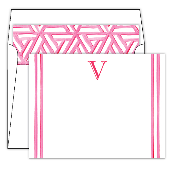 Lattice Monogram Stationery