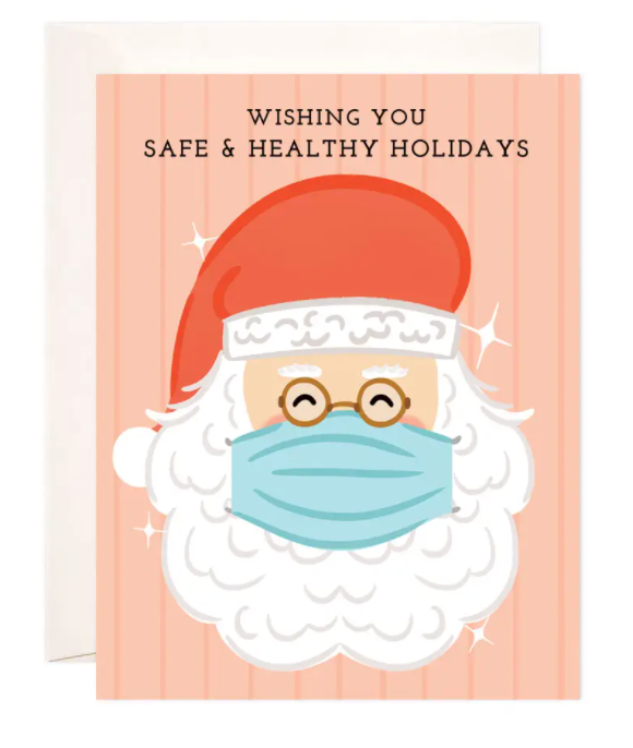 Santa Mask Card