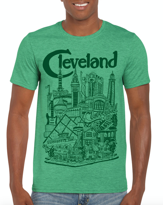 Green Cleveland T-Shirt