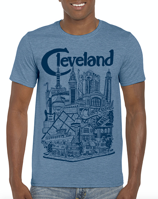 Blue Cleveland T-Shirt