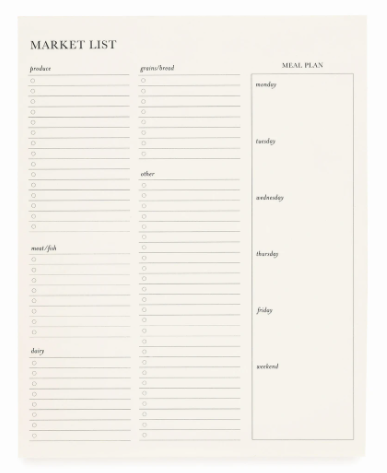 Market List Pad