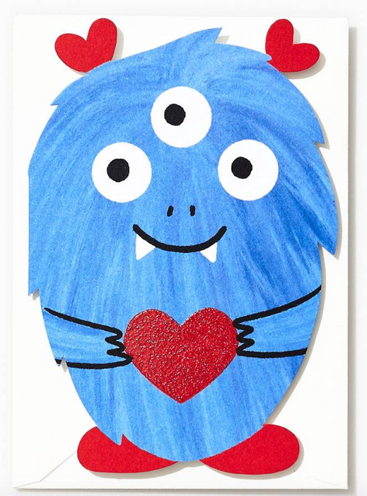 Die Cut Love Monster