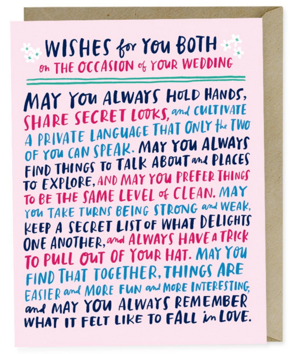 Wishes for Wedding
