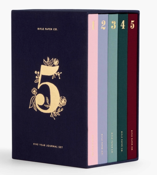 Five Year Keepsake Journal Set – Lovely Paperie & Gifts