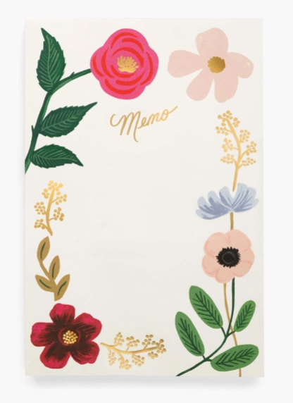 Wildflower Memo Notepad