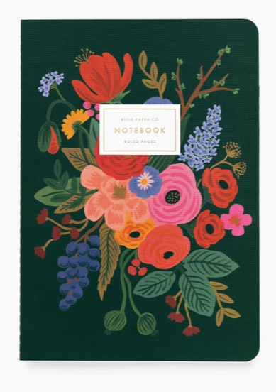 Garden Party  Notebooks Set of 3