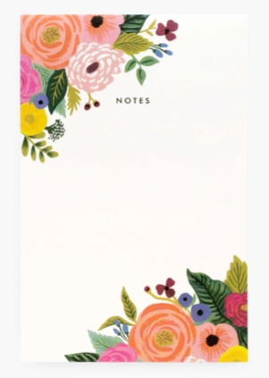 Juliet Rose Notepad