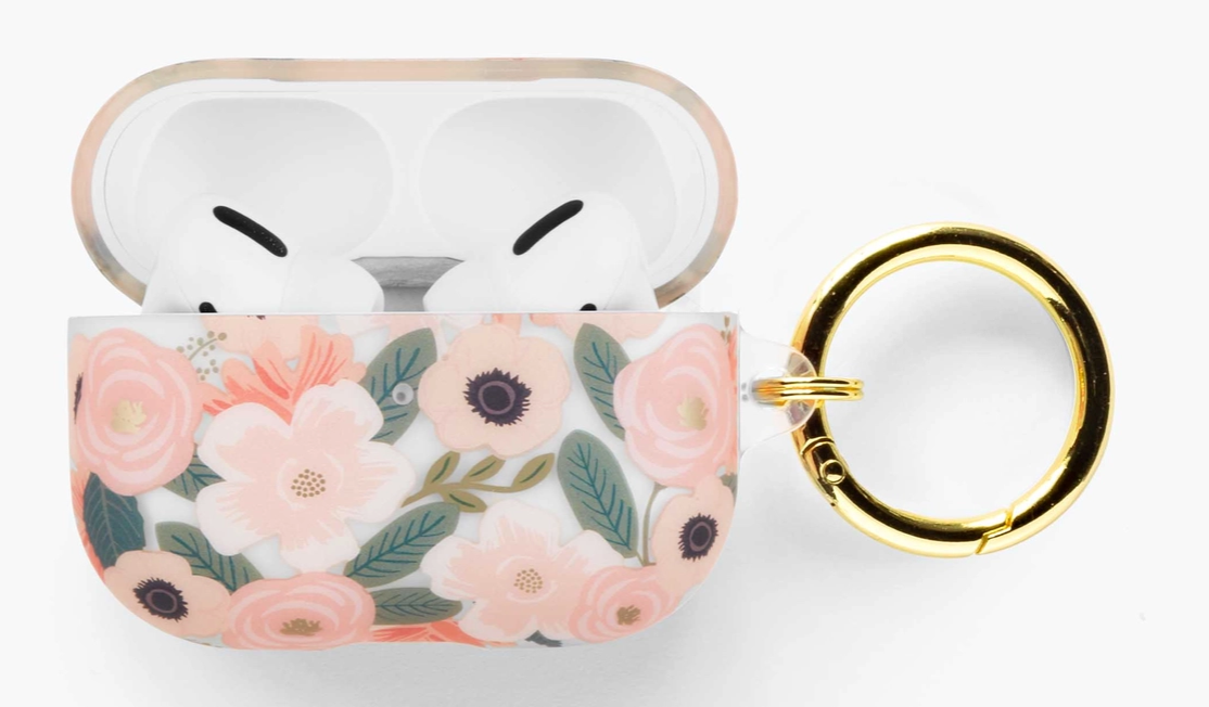 Clear Wildflowers Airpod Pro Case