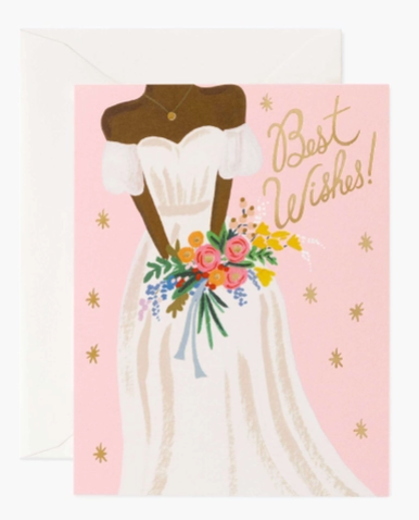 Beautiful Bride Rose Card