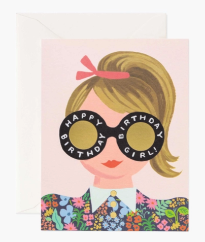Meadow Birthday Girl Card