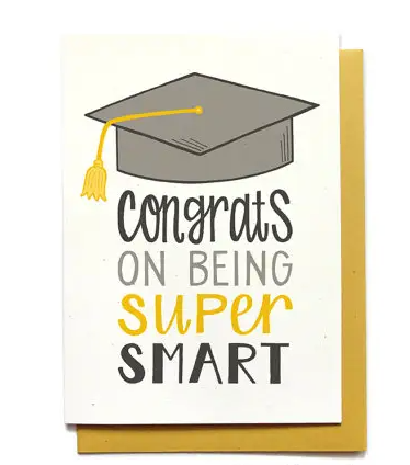Super Smart Graduation Card