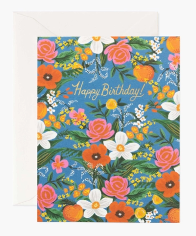 Orangerie Birthday Card