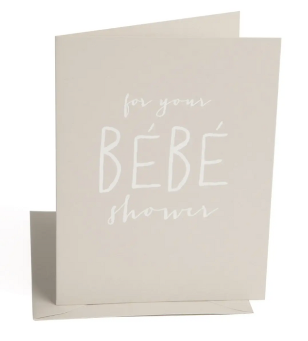 Bebe Shower Card