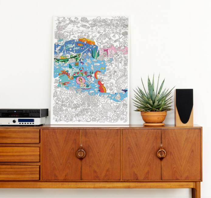 Giant Coloring Poster | Ocean