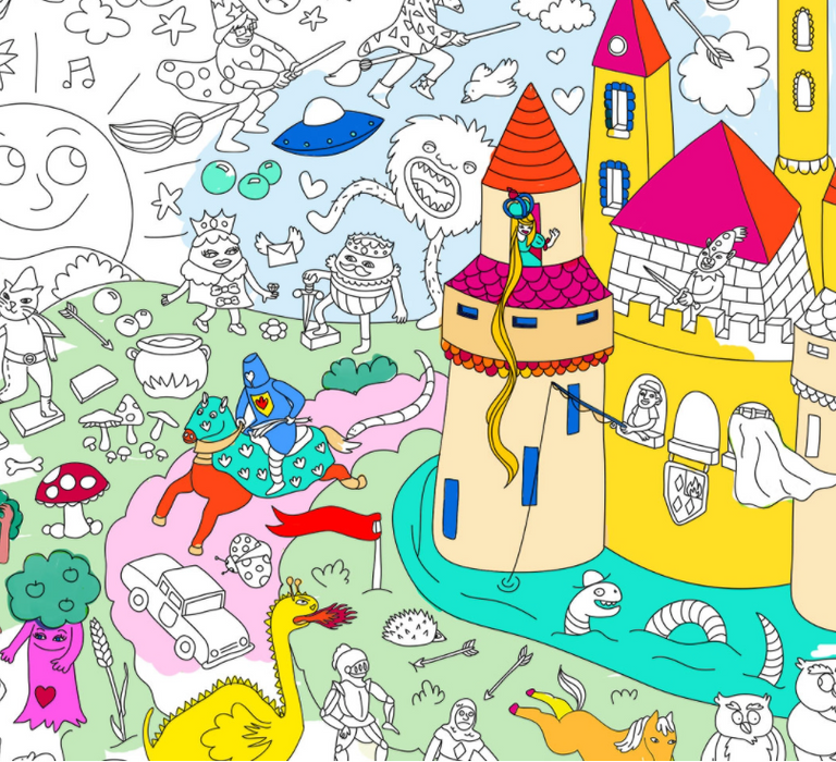 Giant Coloring Poster | Magic