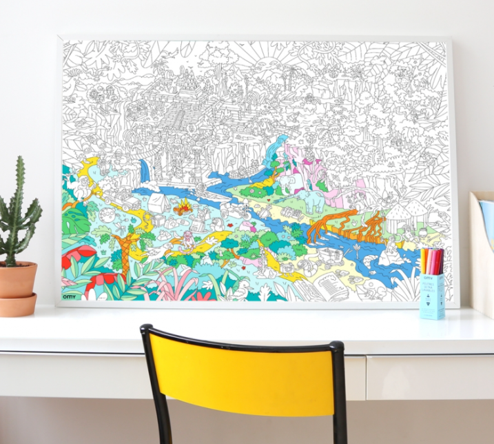 Giant Coloring Poster | Jungle