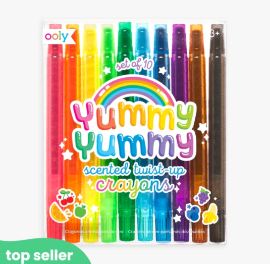 Yummy Yummy Scented Twist-up Crayons