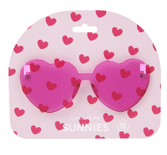 Pink Heart Sunglasses