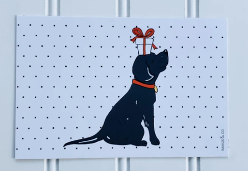 Black Lab Postcard Set