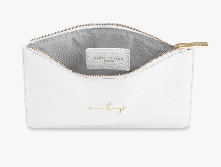 Perfect Pouch -Baby's Things White
