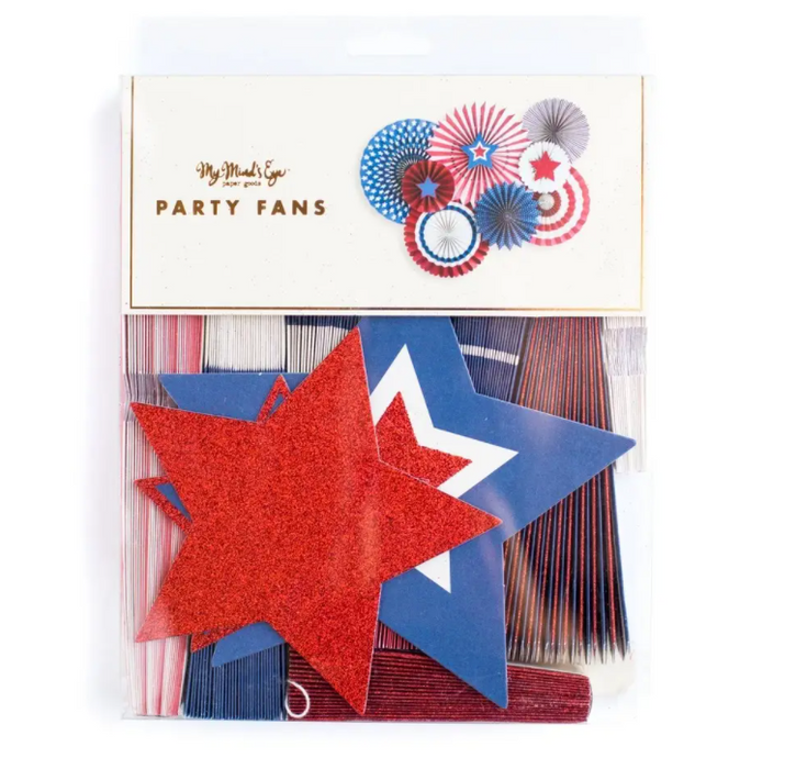 Star & Stripes Party Fans