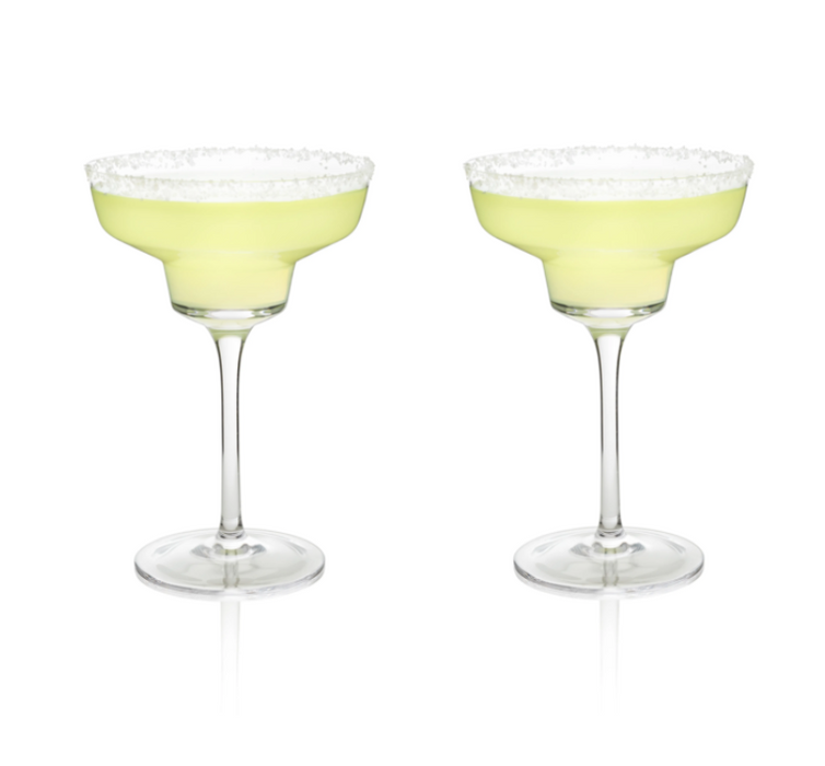Raye Crystal Margarita Glass Set