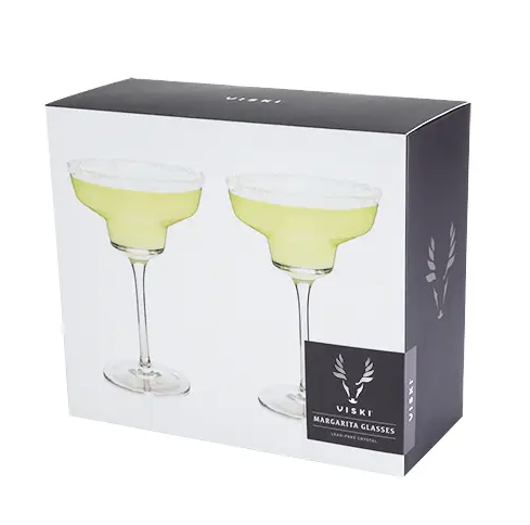 Raye Crystal Margarita Glass Set