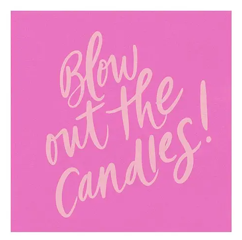 Blow Out Candles Napkins