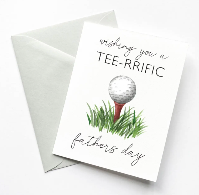 Tee-riffic Father's Day Card