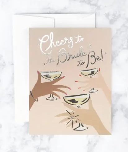 Cheers to the Bride Card