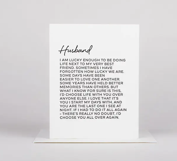 Husband Letter