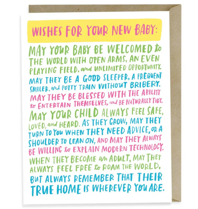 Wishes for New Baby