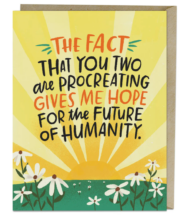 Future of Humanity Baby Card