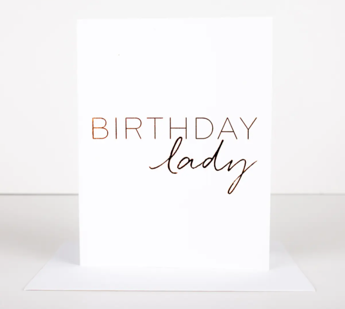 Birthday Lady Card