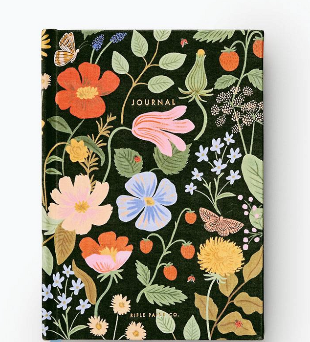 Strawberry Fields Fabric Journal