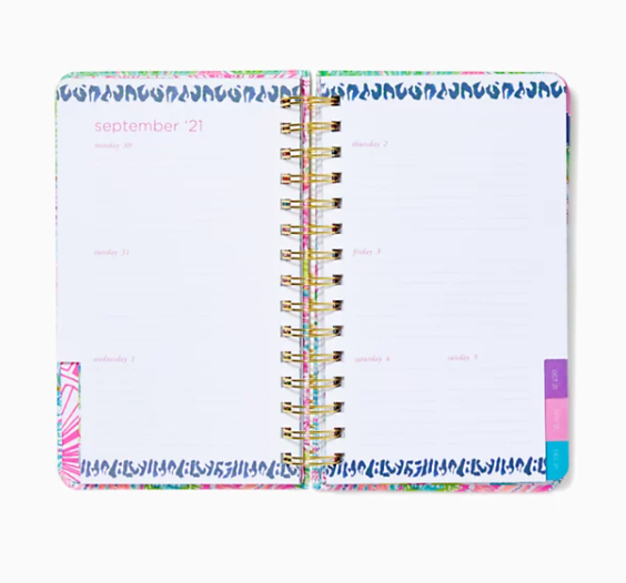 Lilly 17 Month Medium 2021-22 Agenda - Multi Print
